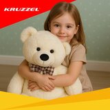 Kruzzel plišani medvjedić s mašnom, 100 cm, krem | shoptok.hr