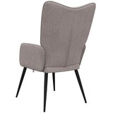  Stolica za opuštanje smeđe-siva od tkanine | shoptok.hr