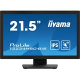 Iiyama Monitor LED T2234MSC-B1S 22" Full HD 10pt touchscreen featuring IPS 350 cd/m² 1000:1 8ms projective capacitive VGA HDMI DP | Eponuda.com