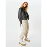 Koton Parachute Trousers Oversize Cargo Pocket Elastic Waist and Cuffs Cotton | Shoptok.si