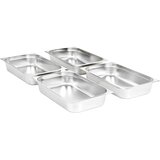  Posude Gastronorm 4 kom GN 1/1 100 mm od nehrđajućeg čelika | shoptok.hr