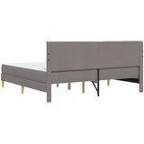  Krevetna konstrukcija 200 x 200 cm Sivo-smeđa | shoptok.hr
