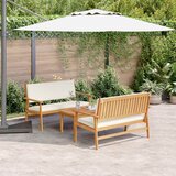  Sjedeća garnitura za vrt 3 pcs Smeđa 120 x 65,5 x 79 cm | shoptok.hr