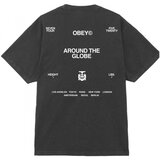 Obey Majice &amp; Polo majice around the globe Črna cene