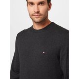 Tommy Hilfiger Pulover temno modra / antracit / živo rdeča / bela | Shoptok.si