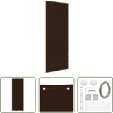  The Living Store Balkonsko platno rjavo 80x240 cm tkanina Oxford - Balkonsko Platno, (21743397) Cene