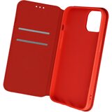AVIZAR Ovitek za iPhone 13, držalo za kartico, stojalo za video in magnetni preklop - rdec, (20629323) | Shoptok.si
