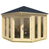Male kuće Drvena vrtna kuća VICTORIA D 300 × 300 cm sa šindrom | shoptok.hr