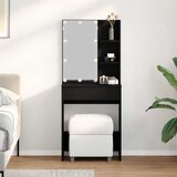  Toaletni stol Crni hrast 60 x 40 x 140 cm Konstruirano drvo | shoptok.hr