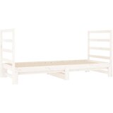  Dnevni ležaj na izvlačenje bijeli 2x(90x190)cm masivna borovina | Eponuda.com