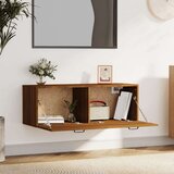  Stenska omarica rjavi hrast 100x36,5x35 cm inženirski les, (20716468) | Shoptok.si