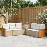  Set sofe 7 kom. Bež i krem bijela 118 x 62 x 69 cm | shoptok.hr