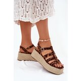 Boto Women's sandals with straps and weaving leopard Pardauss | shoptok.hr