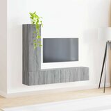  Komplet TV omaric 3 pcs Siva Sonoma Konstruiran les, (5000132354) | Shoptok.si