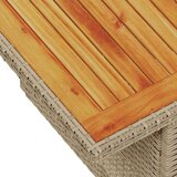  6-dijelni set vrtnih sofa s jastucima bež od poliratana | shoptok.hr