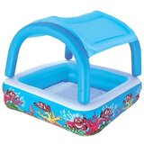 Bestway Otroški bazen s senčnikom Beach Buddy™, 140 x 140 x 114 cm - 1 k. | Shoptok.si