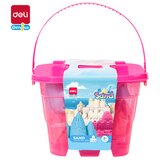 Deli KINETIČKI PESAK U KANTICI SA 6 MODLI 500g PINK EY013-PK | ePonuda.com