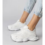 Gemre White sports sneakers with chunky sole Klarris | Shoptok.si