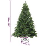 vidaXL Umetno Zložljivo Božično Drevo Zelena 180 cm PVC, PE in jeklo | Shoptok.si