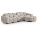 Micadoni Home bež kotna sedežna garnitura lisa | Shoptok.si