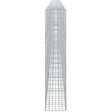  Gabion s žicom debljine 3,5 mm i mrežom 5x10 cm 750x30x150 cm Slike