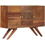 vidaXL Komoda rjava trden predelan les 110x30x75 cm | Shoptok.si
