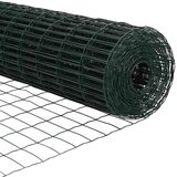 Euro ograda 0,4 x 50 m Željezo prekriveno PVC-om Zelena | shoptok.hr