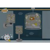 Dalber 41762E - Dečiji luster KAWAII FRIENDS 1xE27/15W/230V siva | Eponuda.com