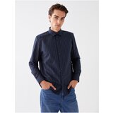 LC Waikiki Men's Regular Fit Long Sleeve Striped Shirt. Cene