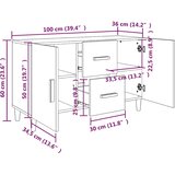  Komoda boja hrasta sonome 100x36x60 cm od konstruiranog drva | shoptok.hr
