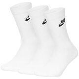 Nike Sportswear Everyday Essential Crew Socks 3-Pack White/ Black | Shoptok.si