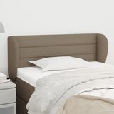  Uzglavlje s ušima smeđesivo 83x23x78/88 cm od tkanine | shoptok.hr
