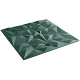  Zidne panele 48 pcs Ametist zelena 50 x 50 cm XPS pjena | shoptok.hr