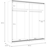 home24 Omara Z Drsnimi Vrati Leader, Bela | Shoptok.si