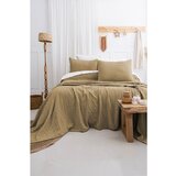  janna - khaki khaki double bedspread set | ePonuda.com