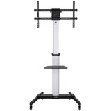 Manhattan 37" do 86" 50KG monitor 10 do 5° nagibni 90° rotacijski večnamenski voziček nosilec stojalo | Shoptok.si