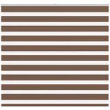 Zebra zavjesa Smeđa 155x100 cm Širina tkanine 150,9 cm Poliester | Shoptok.si
