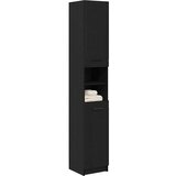  Kupaonski ormar s policom Crni hrast 32 x 34 x 188,5 cm | shoptok.hr