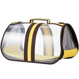 INF Panoramska prozorna torbica za hišne ljubljenčke - prenosna vesoljska kapsula Yellow, (5000125483) | Shoptok.si