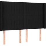 Box spring s madracem LED crni 140x190 cm od tkanine | shoptok.hr