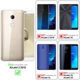 Cadorabo Ohišje, združljivo z Alcatel 3 2018 v kavovinsko rdeča - Zaščitni ovitek z magnetnim zapiranjem, stoječo funkcijo in režo za kartice, (20550241) | Shoptok.si