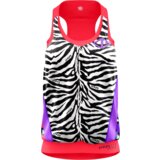 Crazy Idea Women's Tank Top Top Break Black/Zebra Cene