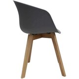 MID.YOU SET NASLANJAČEV, les, umetna masa siva | Shoptok.si