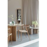 White Label Okrogla jedilna miza v hrastovem dekorju ø 120 cm Laurent – | Shoptok.si