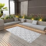 vidaXL Zunanja preproga siva 80x150 cm PP, (21027331) Cene