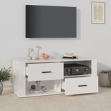  TV ormarić bijeli 100 x 35 x 40 cm od konstruiranog drva Bijela | Shoptok.si