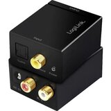 Logilink Koaksialni in Toslink na analogni L / R avdio pretvorniki CA0100 Toslink / cinch avdio adapter črna, (20411421) Cene