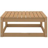  Sedežna garnitura 3-delna medeno rjava trdna borovina | Shoptok.si