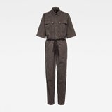 G-star Jumpsuit - Army straight jumpsuit wmn 1\2 slv brown | ePonuda.com