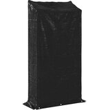vidaXL Stalak za drva za ogrjev s kišnom navlakom 100x40x200 cm | shoptok.hr